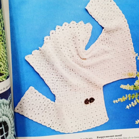 Golden Hands Magazine Machine Knit evening dress Part 13 Vol 1 Guide 70s - Picture 5 of 10